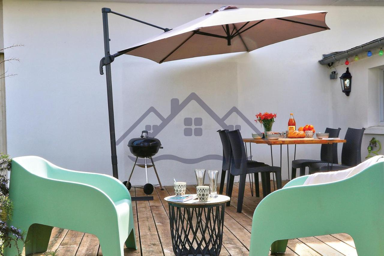 Localise - M33B - Kerbraz, Maison En Duplex Avec Jardin Clos Au Guilvinec - Tout A Pied, Plages, Port, Centre, Commerces, Marche - Wif Inclus - Linge De Lit Inclus Villa Ngoại thất bức ảnh