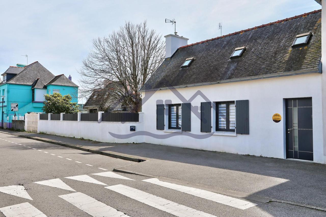 Localise - M33B - Kerbraz, Maison En Duplex Avec Jardin Clos Au Guilvinec - Tout A Pied, Plages, Port, Centre, Commerces, Marche - Wif Inclus - Linge De Lit Inclus Villa Ngoại thất bức ảnh